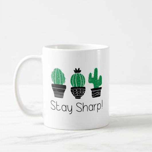 Blijf Sharp Koffiemok (Links)