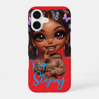 Blijf Slachten CHIBI POP iPhone 16 Hoesje
