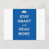 Blijf slim lezen briefkaart (Voorkant)