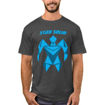 Blijf solide futuristische kracht T-shirt
