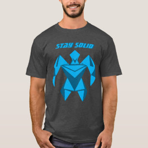 Blijf solide futuristische kracht T-shirt