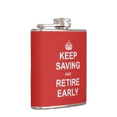 Blijf Sparen En Ga Vroeg Met Pensioen Heupfles (Rechts)