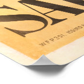 Blijf sparen. Vertegenwoordiging van Brits poster (Hoek)