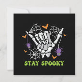 Blijf spookachtig met Hand Botten en Spider Webs (Voorkant)