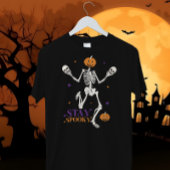 Blijf spookachtig skelet t-shirt