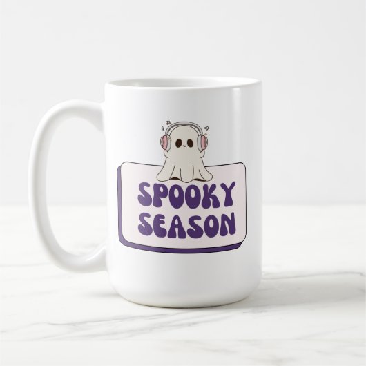 Blijf Spooky Coffee Mok (Links)