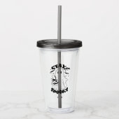 Blijf Spooky Ghost Acryl Drinkbeker (Voorkant)