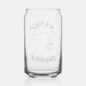 Blijf Spooky Ghost Blikvorm Glas (Achterkant)