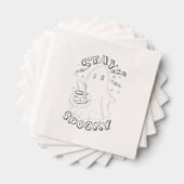 Blijf Spooky Ghost Folie Servetten (Insitu (Gestapeld))