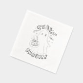 Blijf Spooky Ghost Folie Servetten (Links)