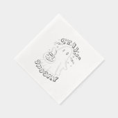 Blijf Spooky Ghost Folie Servetten (Rechts)