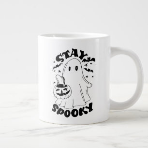 Blijf Spooky Ghost Grote Koffiekop