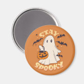 Blijf Spooky Ghost Magneet (Voorkant / Achterkant)