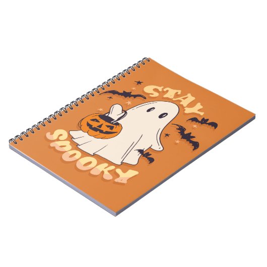 Blijf Spooky Ghost Notitieboek (Linkerzijde)