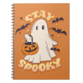 Blijf Spooky Ghost Notitieboek (Voorkant)