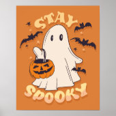 Blijf Spooky Ghost Poster (Voorkant)