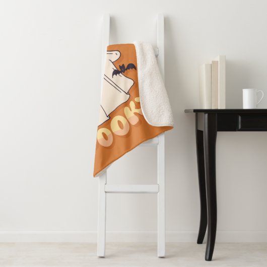 Blijf Spooky Ghost Sherpa Deken (In situ)