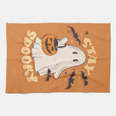 Blijf Spooky Ghost Theedoek (Horizontaal)