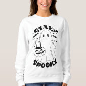 Blijf Spooky Ghost Trui (Voorkant)