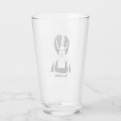 Blijf Spooky Glass Cup Glas (Achterkant)