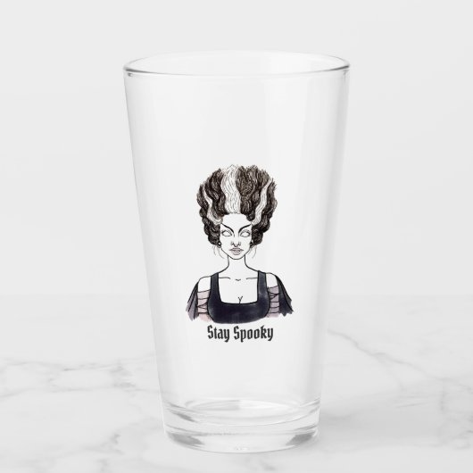 Blijf Spooky Glass Cup Glas (Voorkant)