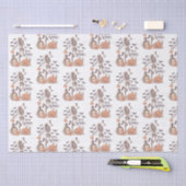 Blijf Spooky Graveyard Skelet White Halloween Tissuepapier (Craft)