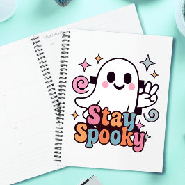 Blijf Spooky Groovy Ghost Retro Pastel Halloween Planner