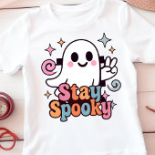 Blijf Spooky Groovy Ghost Retro Pastel Halloween Trui