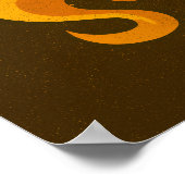 Blijf Spooky Halloween Ghost Poster (Hoek)