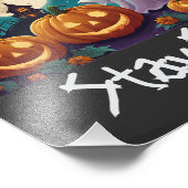 Blijf Spooky, Halloween Ghosts en Pumpkins Foto Afdruk (Hoek)