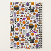 Blijf Spooky Halloween illustratie Notitieboek (Achterkant)