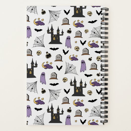 Blijf Spooky Halloween Notitieboek (Achterkant)