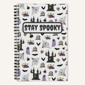 Blijf Spooky Halloween Notitieboek (Voorkant)