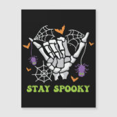 Blijf Spooky Halloween Skeleton Hand (Voorkant)
