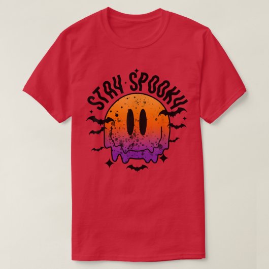Blijf Spooky Halloween T-Shirt (Design voorkant)