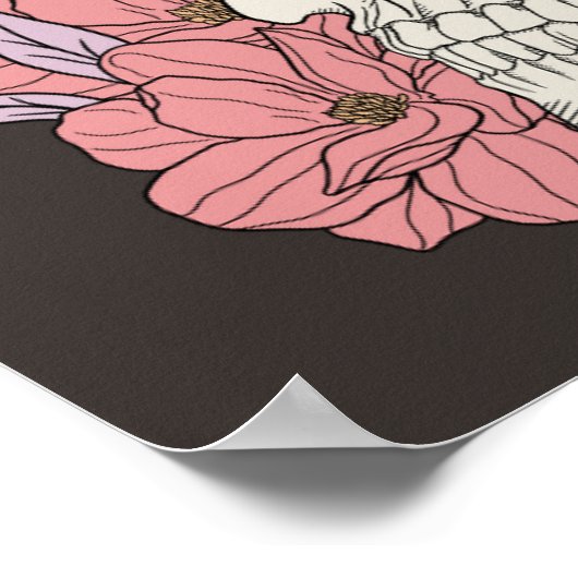 Blijf Spooky Halloween Theme Wall Art Decor Poster (Hoek)