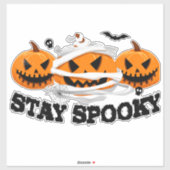 Blijf spooky Jack-O-Lanterns Sticker (Vel)