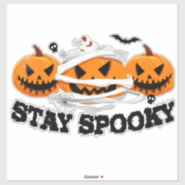 Blijf spooky Jack-O-Lanterns Sticker