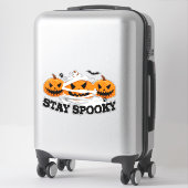 Blijf spooky Jack-O-Lanterns Sticker (Koffer)