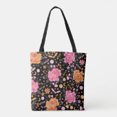 Blijf Spooky Leuke Vleermuizen Pastel Halloween Tote Bag (Achterkant)