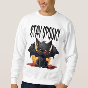 Blijf spooky mannen en jongeren sweatshirt