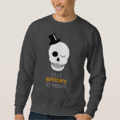 Blijf Spooky Mijn Vrienden Gentleman Skull Shirt (Voorkant)
