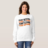 Blijf Spooky Pumpkin Patch Halloween Sweatshirt (Voorkant volledig)