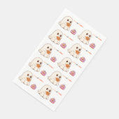 Blijf Spooky Schattige Ghost & Pumpkin Halloween P Servet (Hoek)