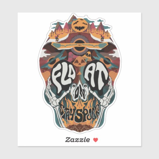 Blijf Spooky Sticker (Vel)