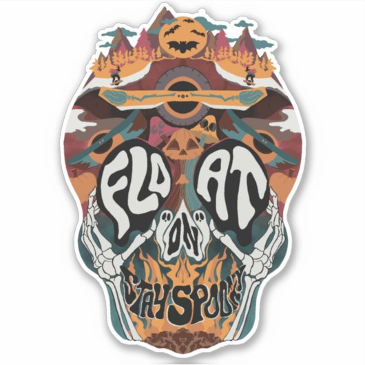 Blijf Spooky Sticker (Voorkant)