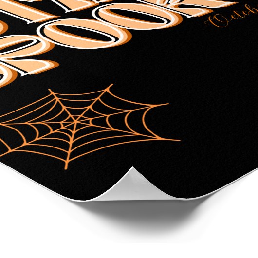 Blijf Spooky Wall Art Poster (Hoek)