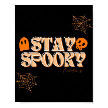 Blijf Spooky Wall Art