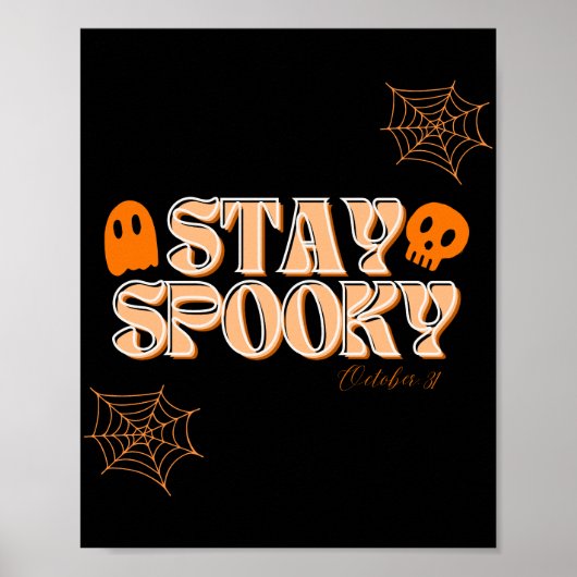 Blijf Spooky Wall Art Poster (Voorkant)