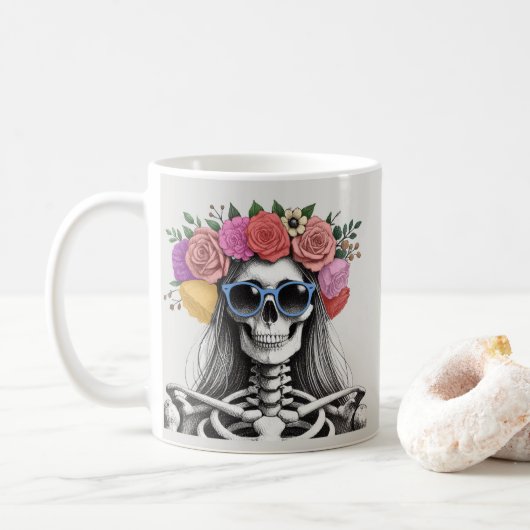 Blijf Spooky Wild Kind Koffiemok (Met donut)